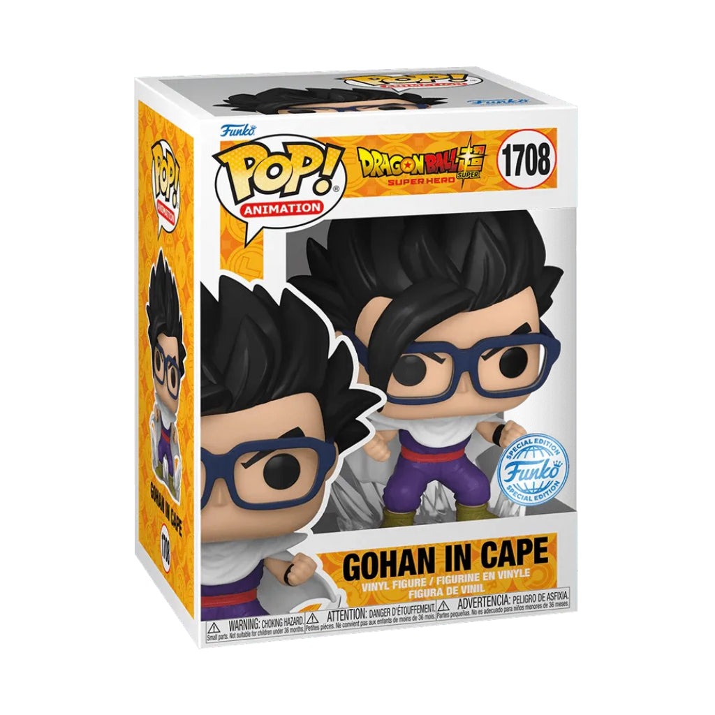 FUNKO POP ANIME DRAGON BALL SUPER SUPERHERO GOHAN IN CAPE 1708