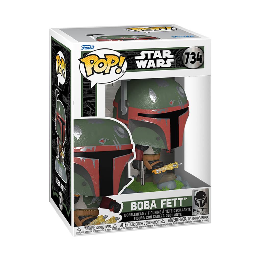 FUNKO POP STAR WARS BOBA FETT WITH ROCKETS 734