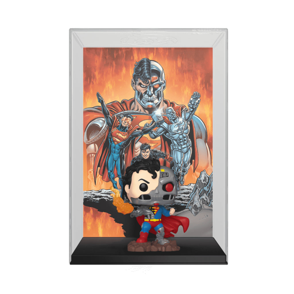 FUNKO POP COMIC COVER DC SUPERMAN CYBORG SUPERMAN 21
