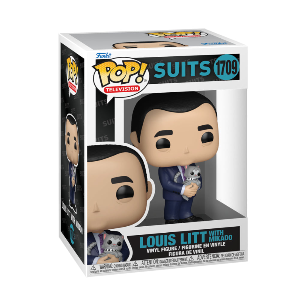 FUNKO POP TV SERIES SUITS LOUIS LITT WITH MIKADO 1709