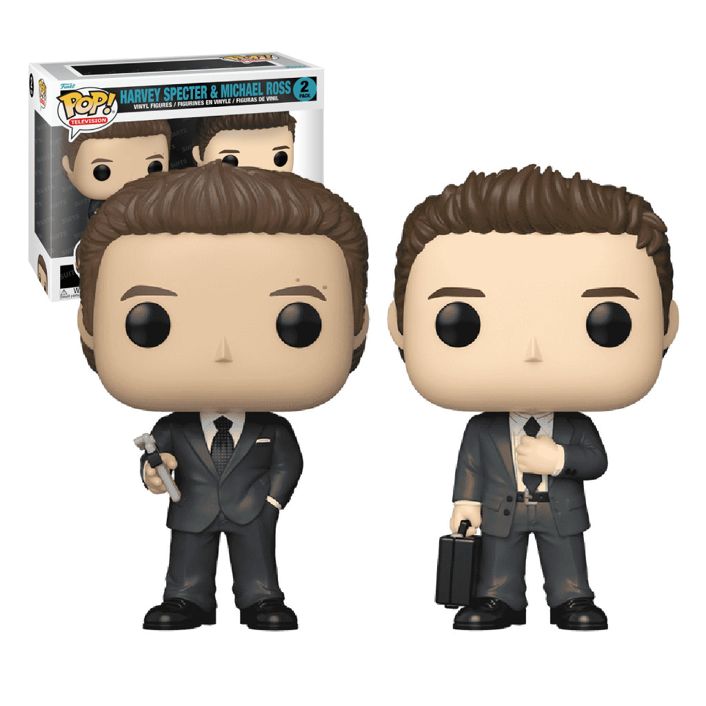FUNKO POP TV SERIES SUITS HARVEY SPECTER AND MICHAEL ROSS 2 PACK
