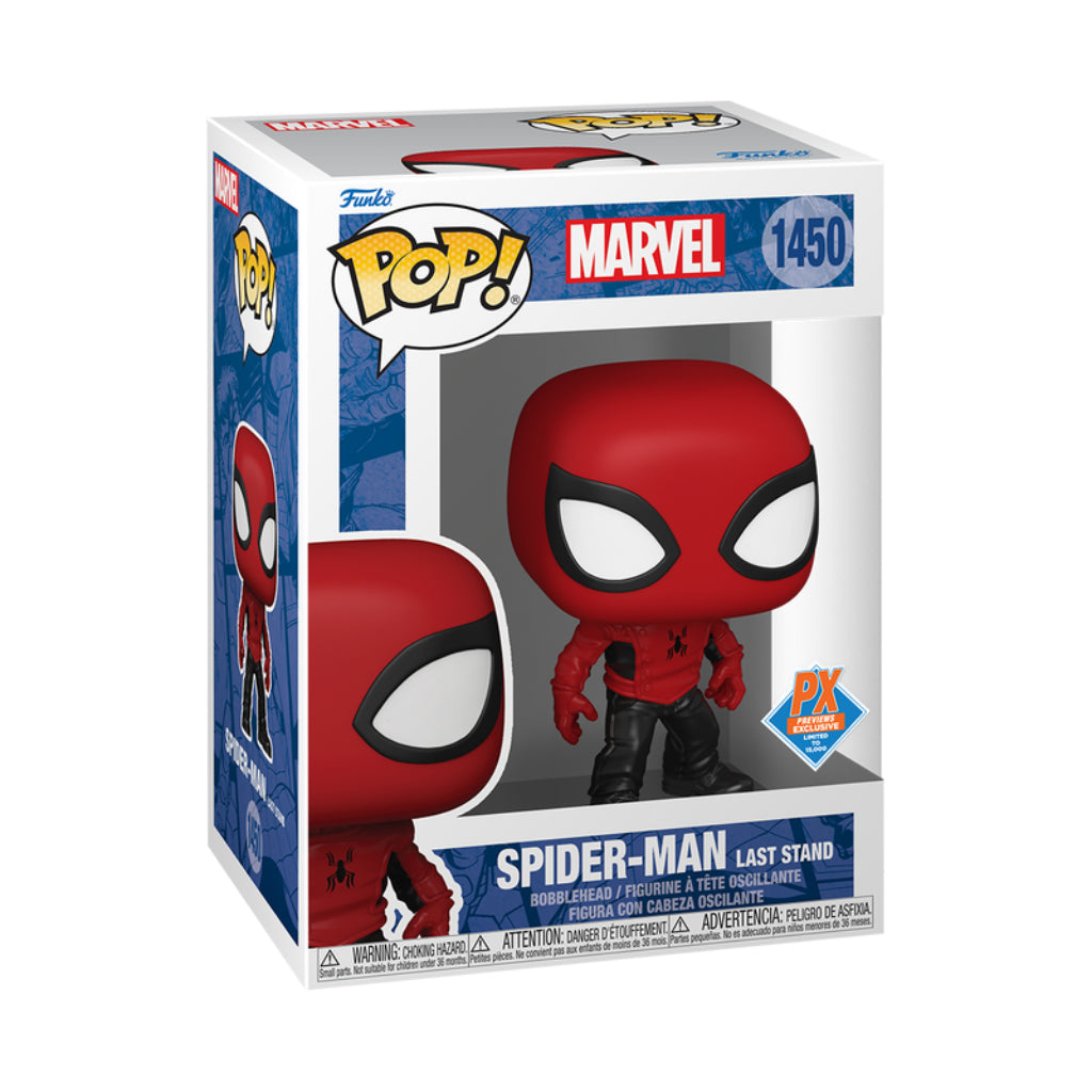 FUNKO POP MARVEL COMICS SPIDERMAN LAST STAND 1450