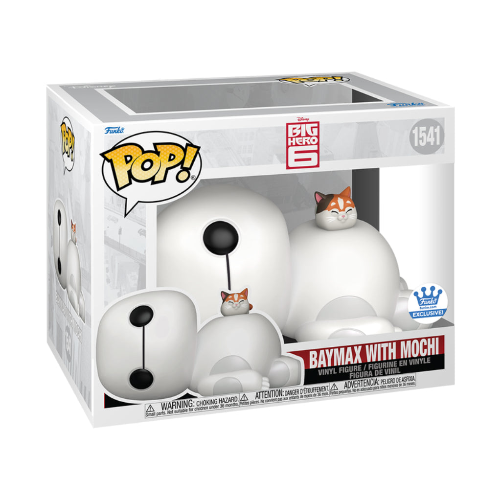 FUNKO POP SUPER DISNEY BIG HERO 6 BAYMAX WITH MOCHI 1541