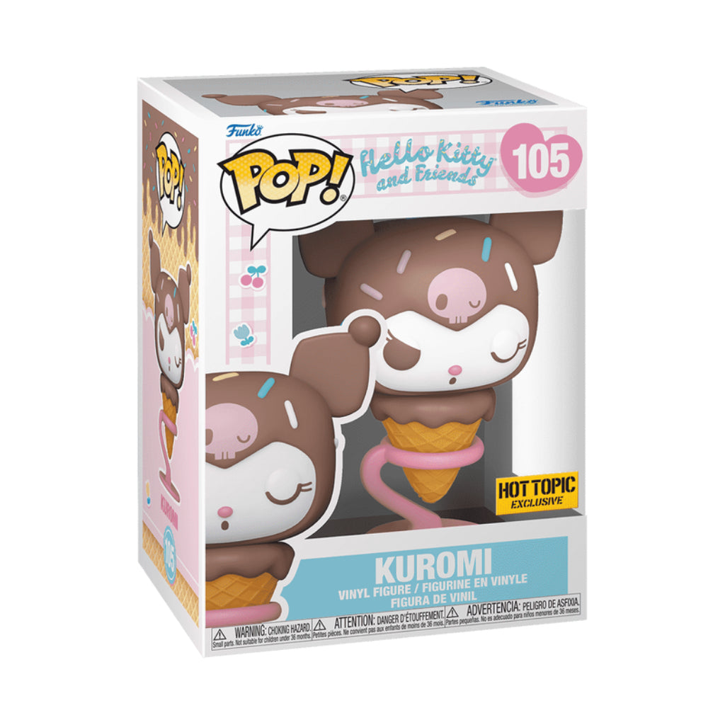 FUNKO POP SANRIO HELLO KITTY AND FRIENDS KUROMI ICE CREAM CONE 105