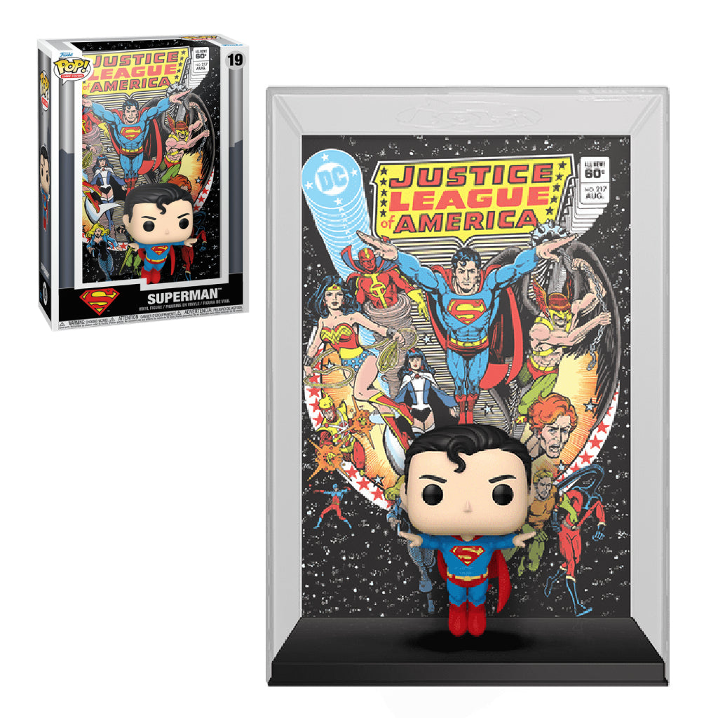 FUNKO POP COMIC COVER DC JUSTICE LEAGUE OF AMERICA SUPERMAN 19