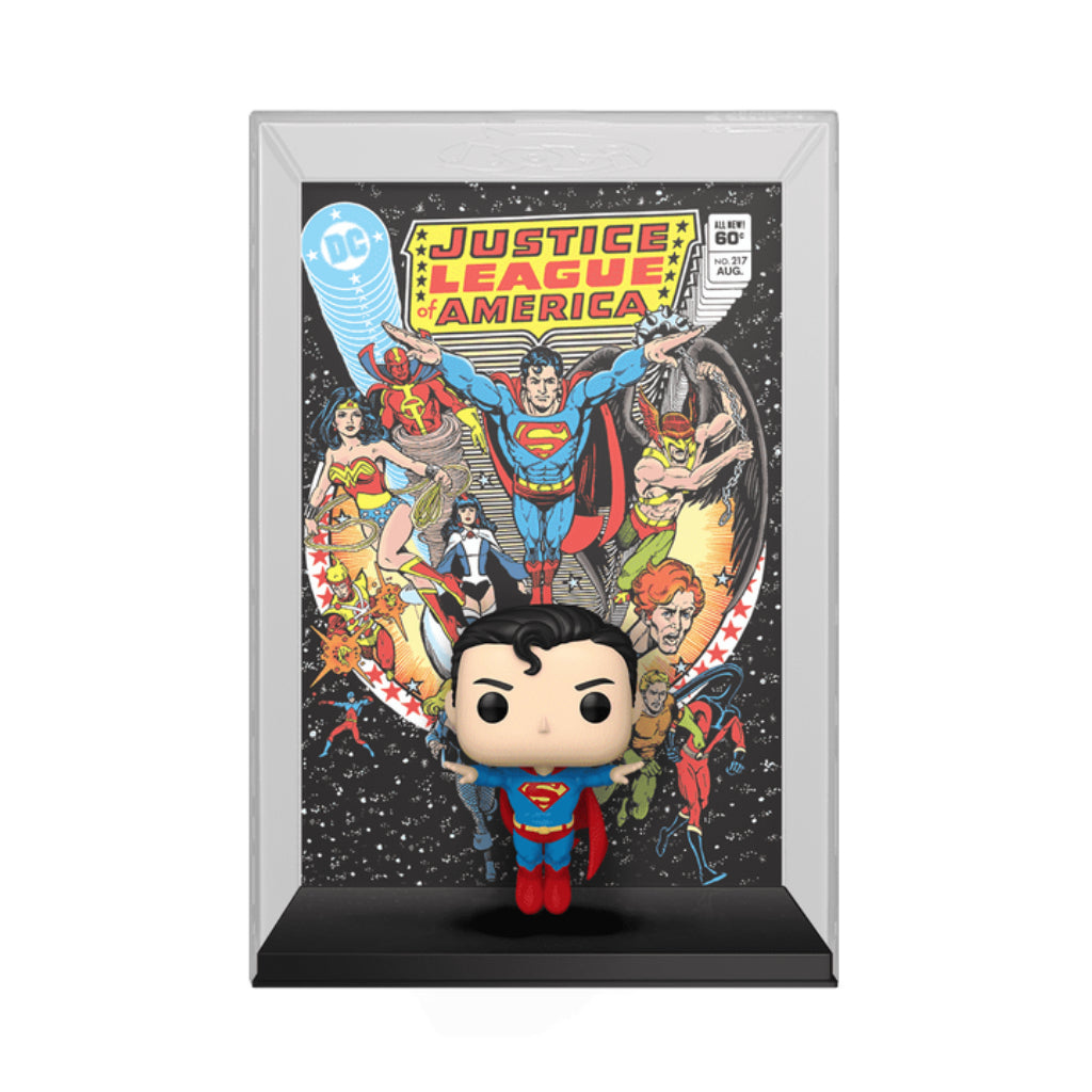 FUNKO POP COMIC COVER DC JUSTICE LEAGUE OF AMERICA SUPERMAN 19