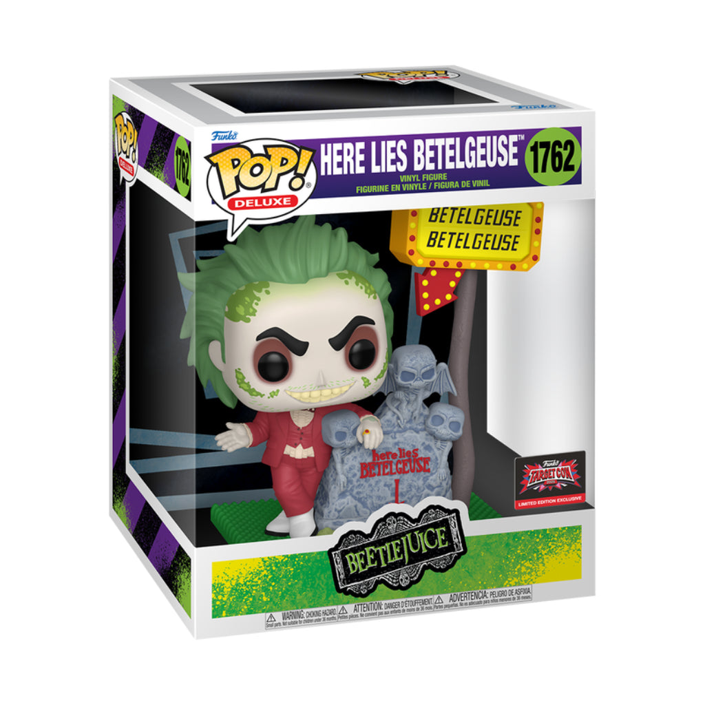 FUNKO POP DELUXE MOVIES BEETLEJICE HERE LIES BETELGEUSE 1762