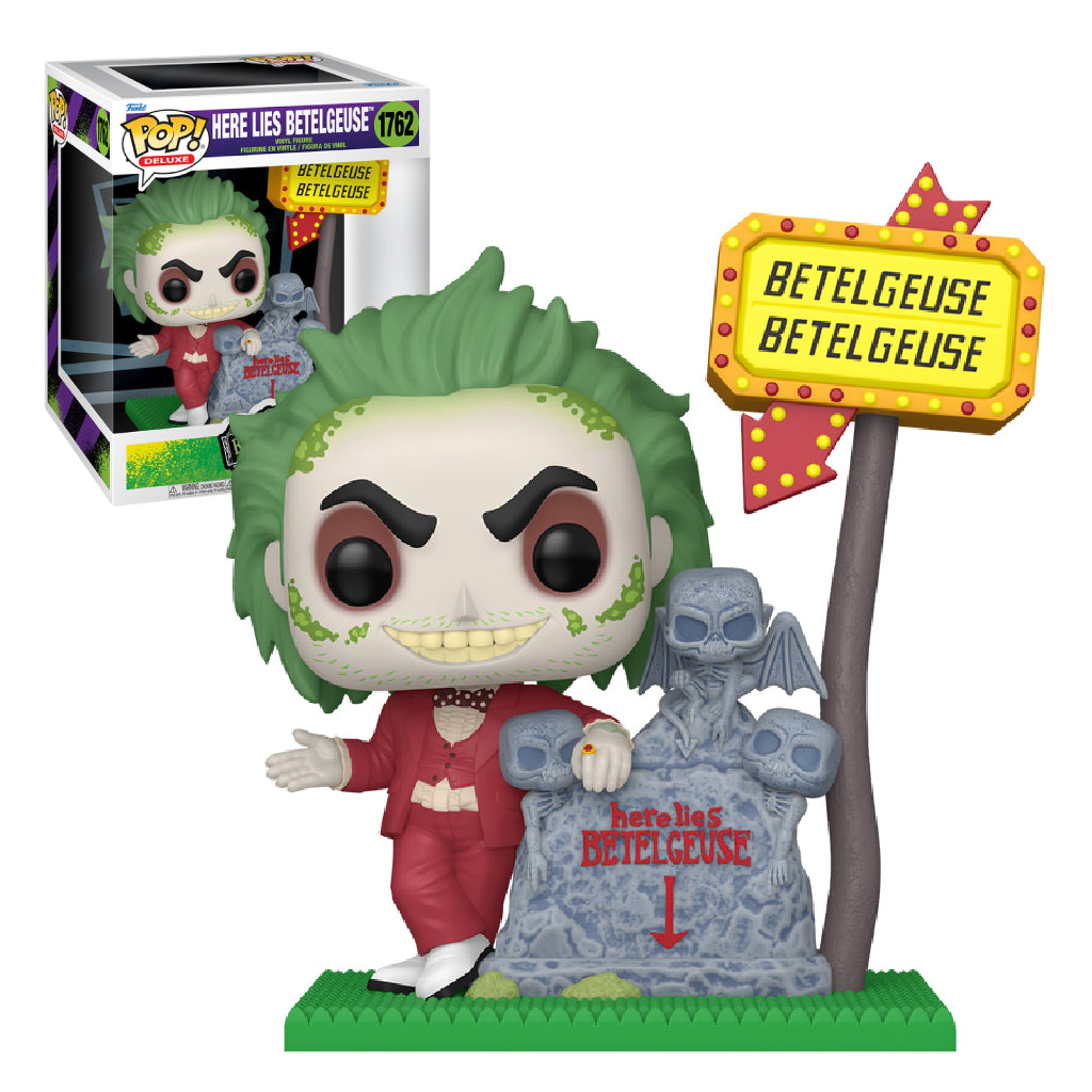FUNKO POP DELUXE MOVIES BEETLEJICE HERE LIES BETELGEUSE 1762