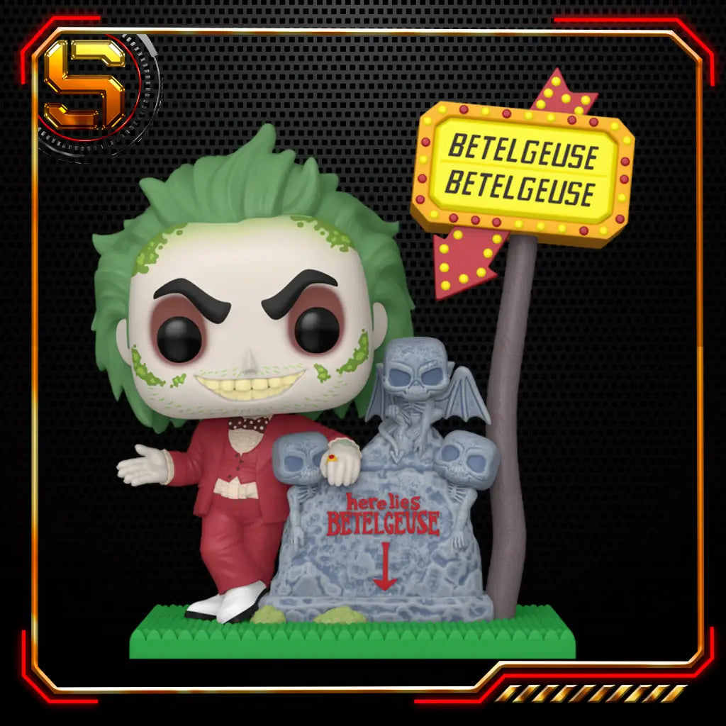 FUNKO POP DELUXE MOVIES BEETLEJICE HERE LIES BETELGEUSE 1762