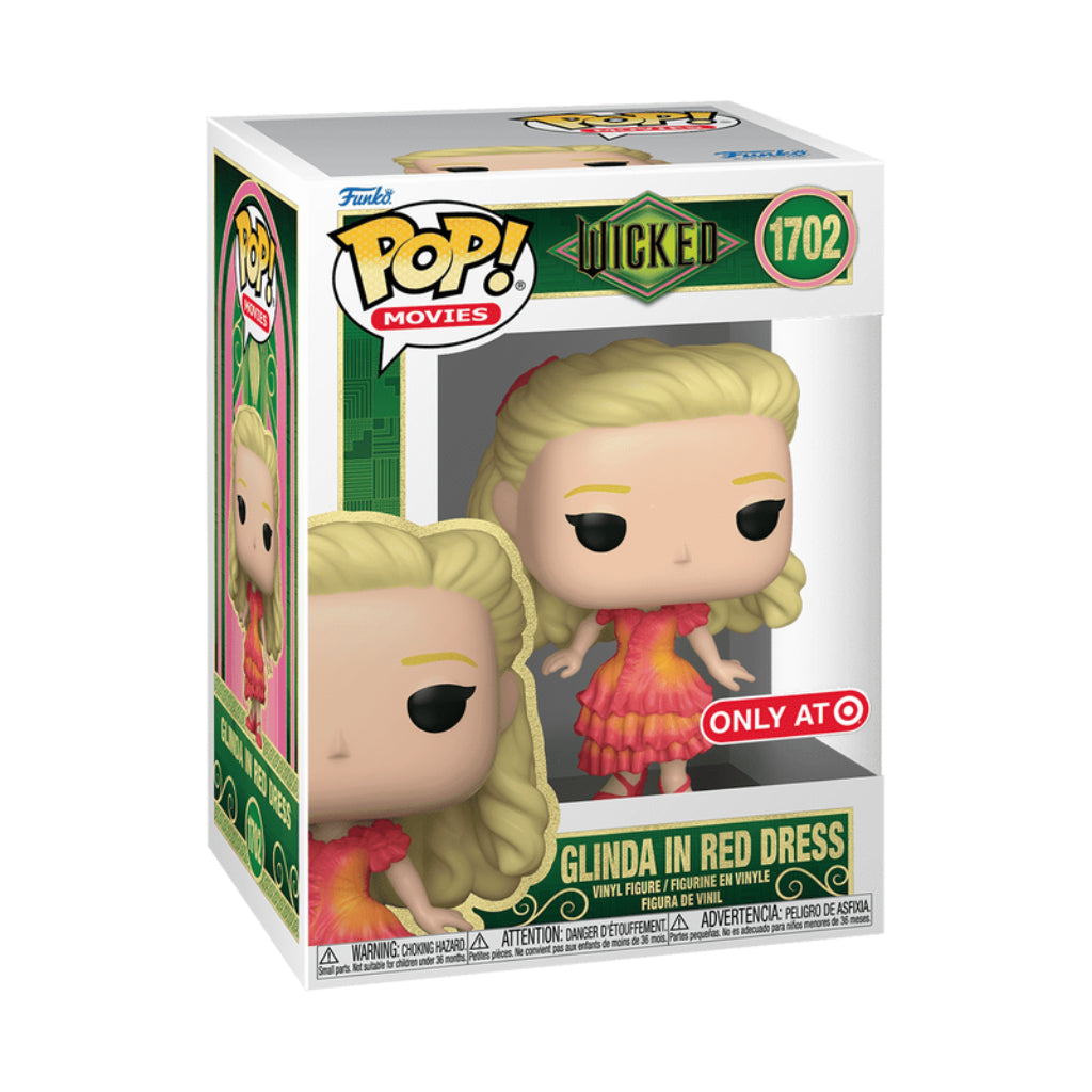 FUNKO POP MOVIES WICKED GLINDA IN RED DRESS 1702