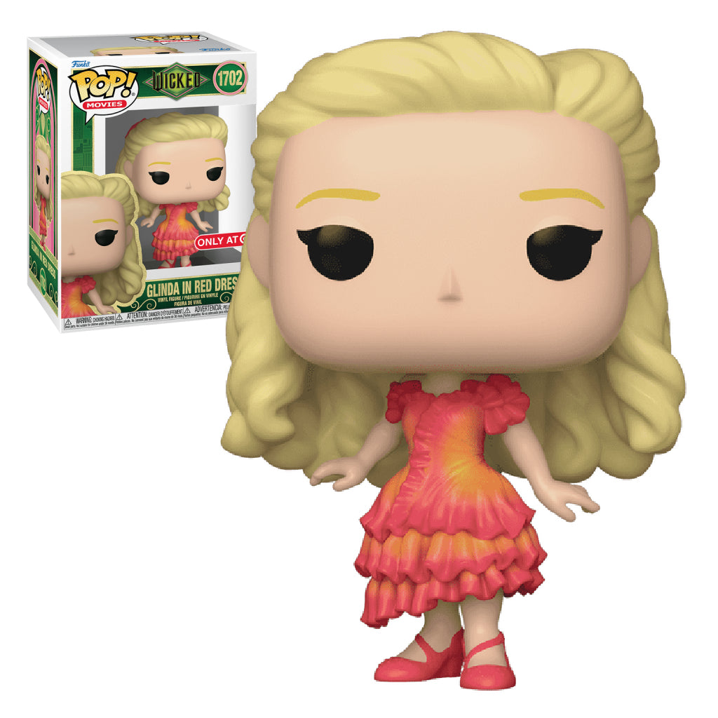 FUNKO POP MOVIES WICKED GLINDA IN RED DRESS 1702
