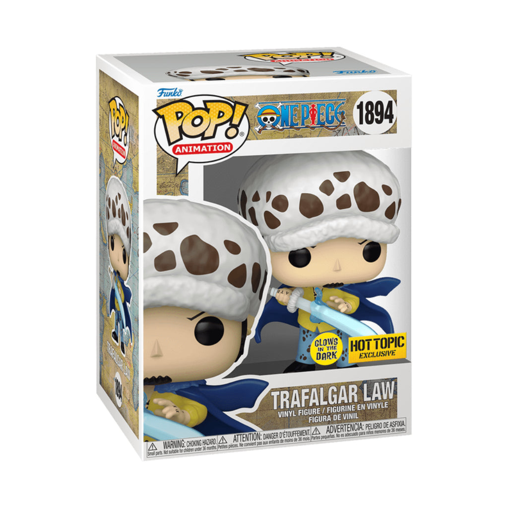 FUNKO POP ANIME ONE PIECE TRAFALGAR LAW WITH BLUE ANESTHESIA (GW) 1894