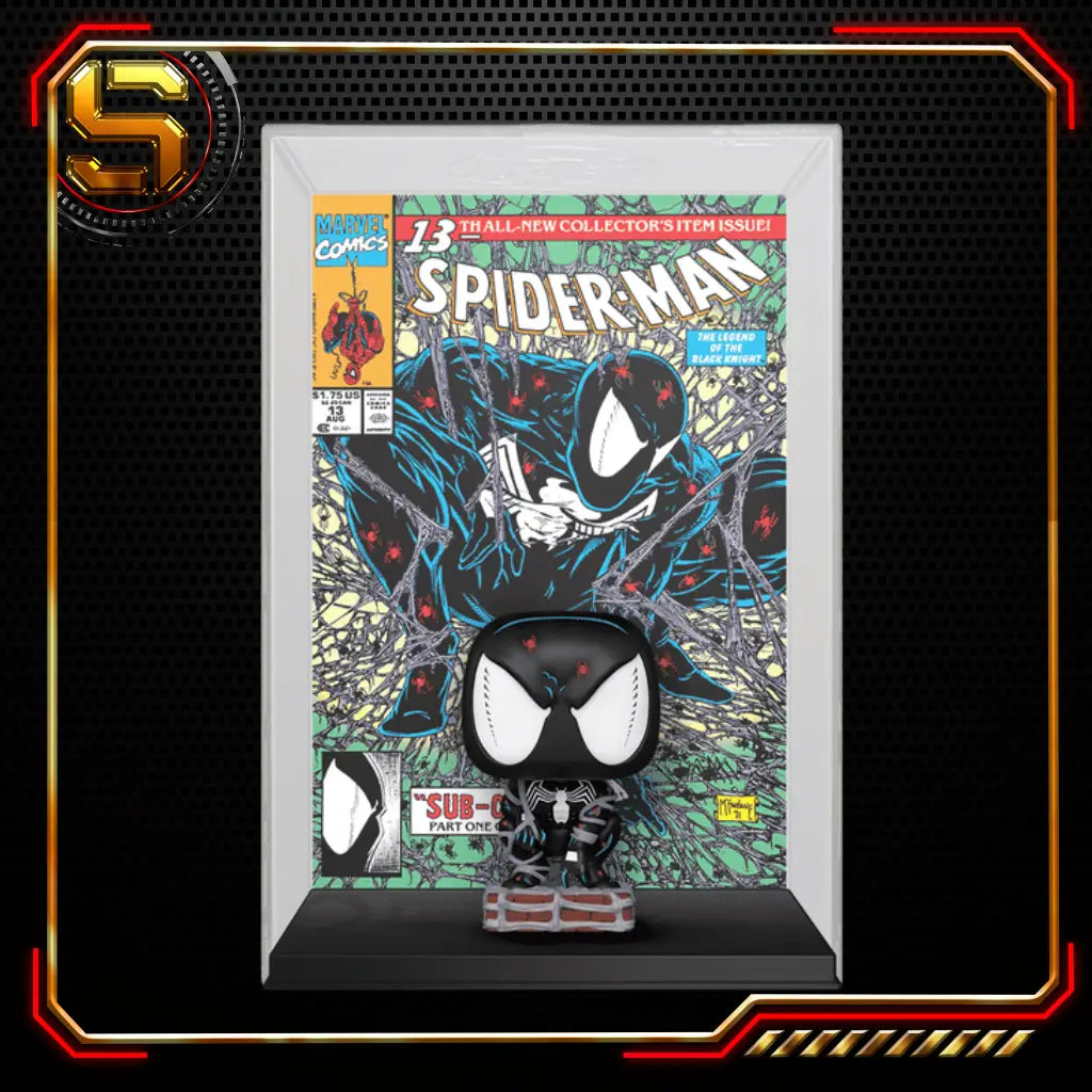 FUNKO POP COMIC COVER MARVEL SPIDERMAN SPIDERMAN SYMBIOTE SUIT 69