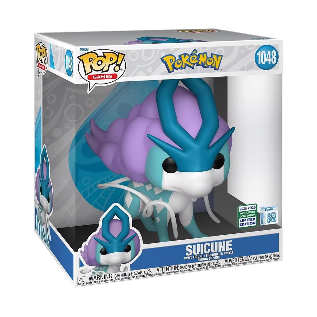 FUNKO POP JUMBO GAMES POKEMON SUICUNE 1048