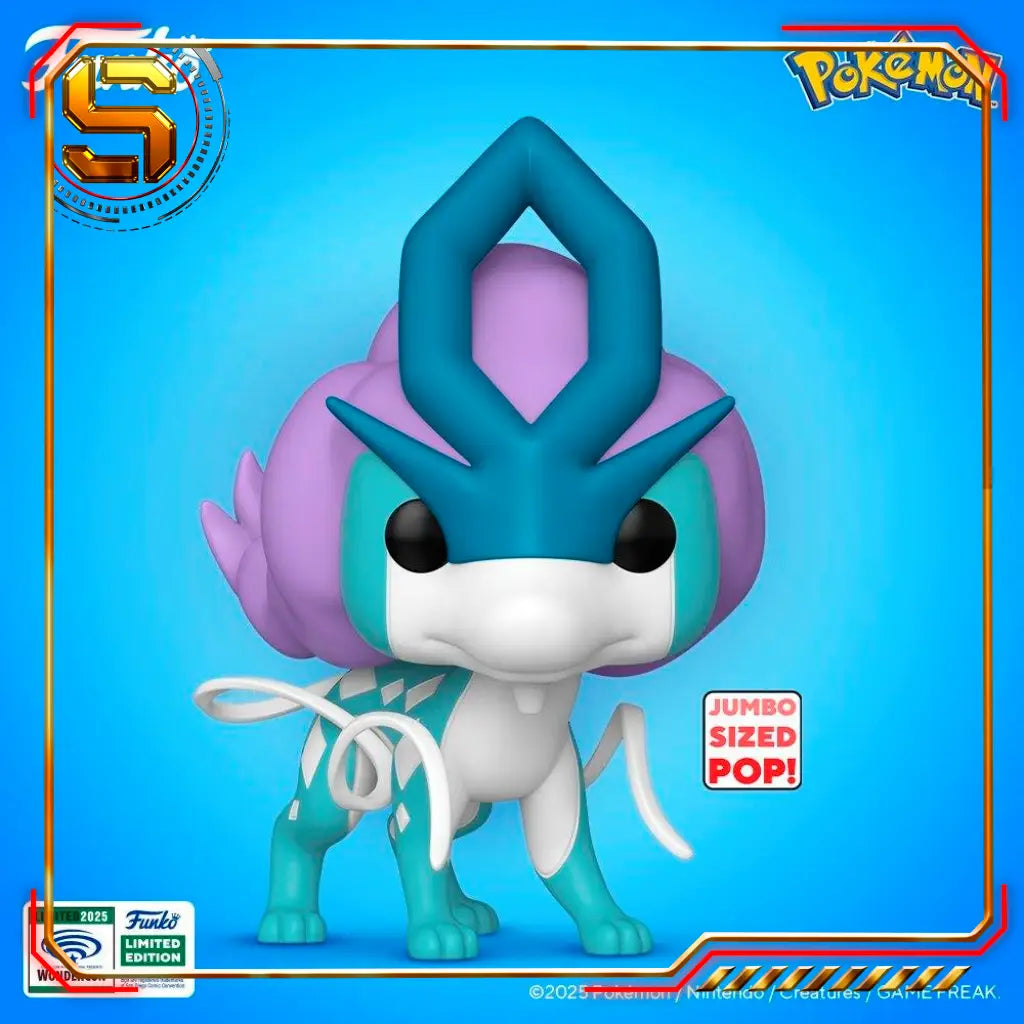 FUNKO POP JUMBO GAMES POKEMON SUICUNE 1048