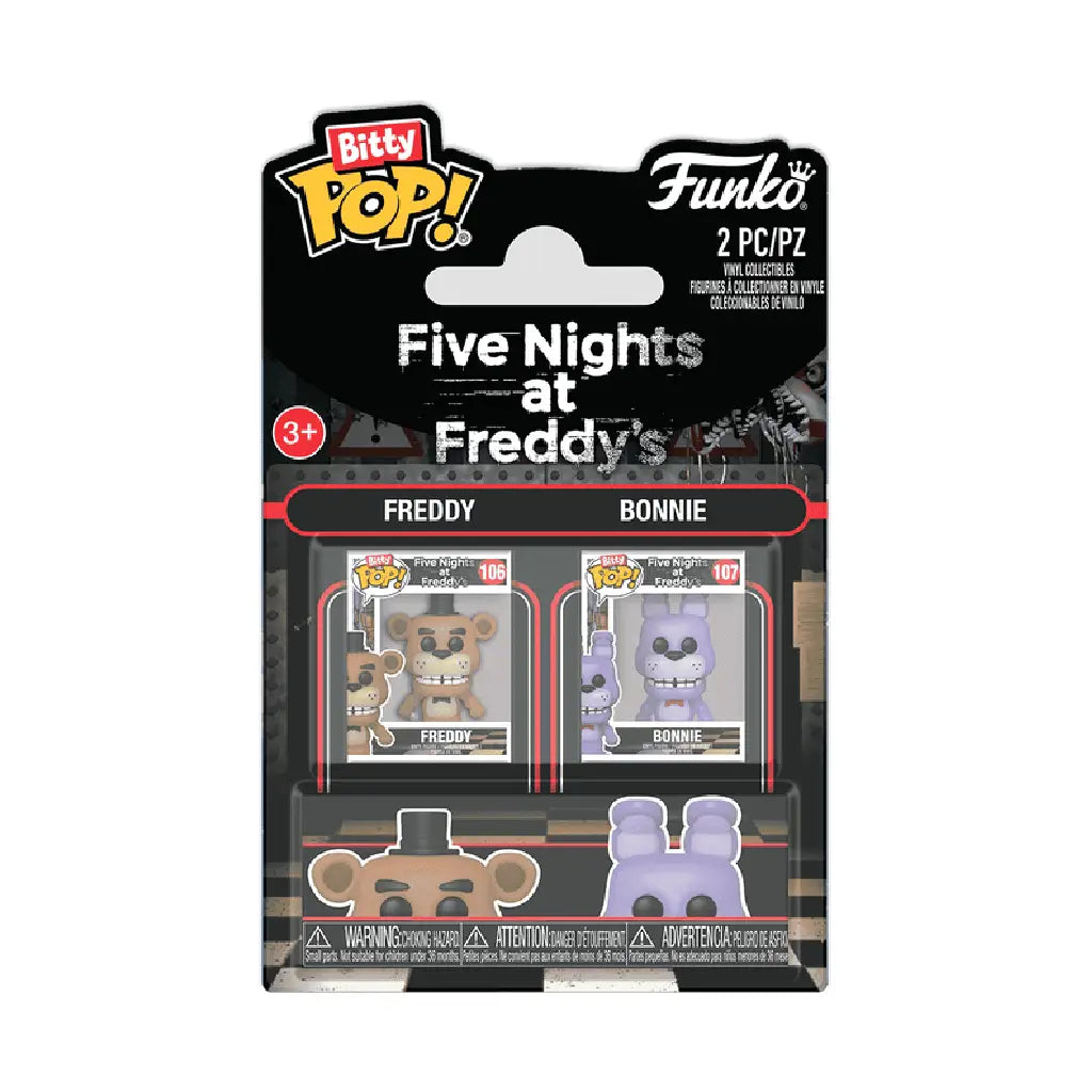 FUNKO BITTY POP GAMES FIVE NIGHTS AT FREDDYS FREDDY AND BONNIE 2 PACK