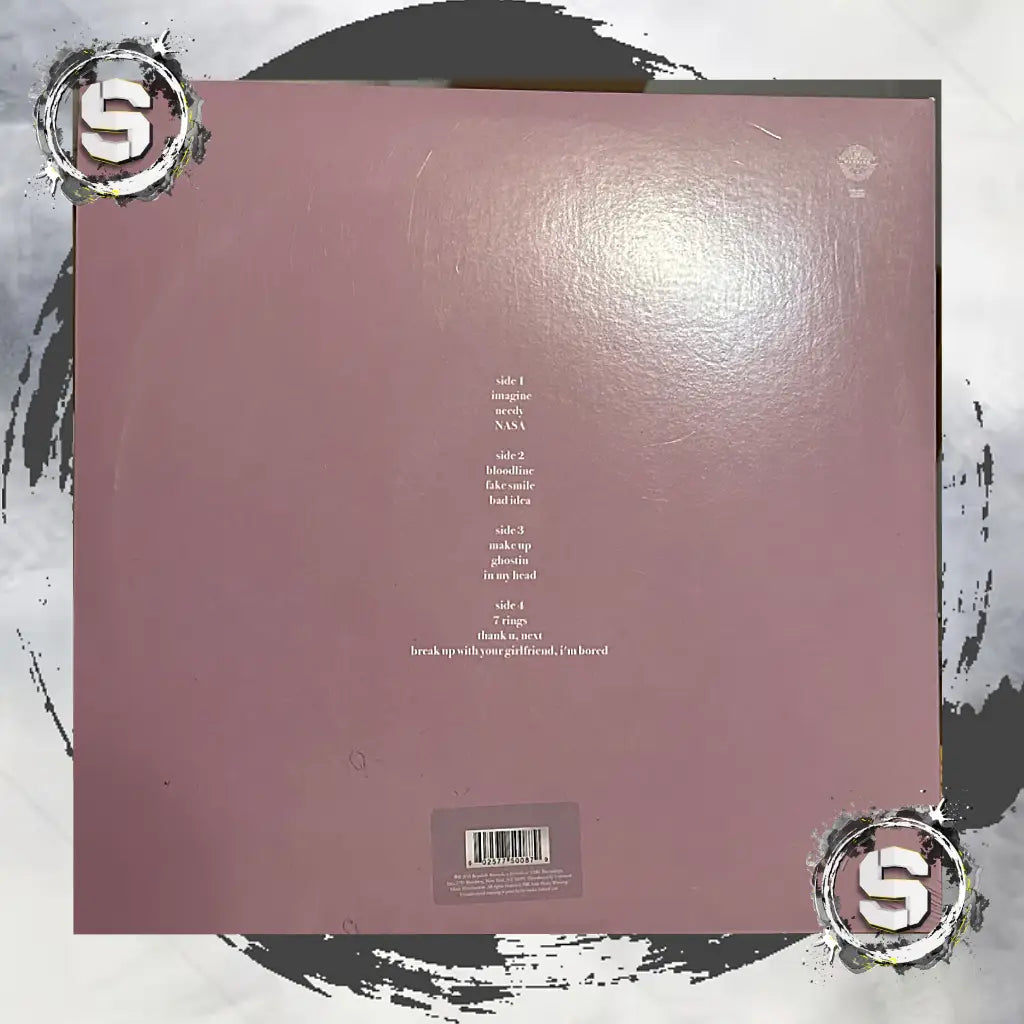 ARIANA GRANDE / THANK U NEXT (CLEAR VINYL)