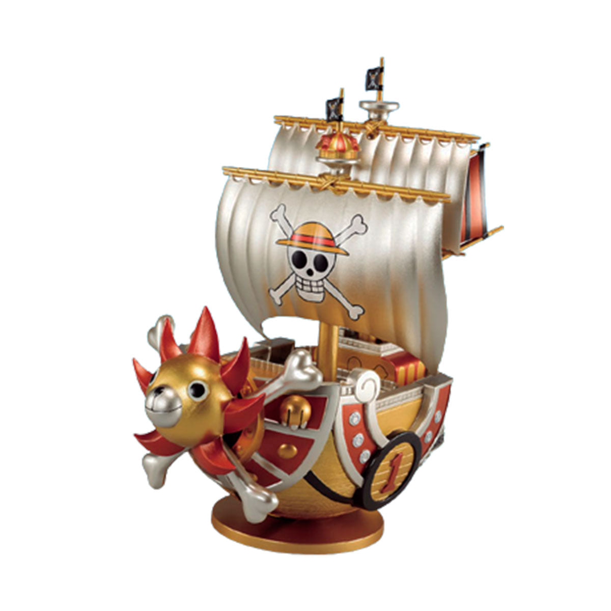 BANPRESTO MEGA WORLD COLLECTABLE ONE PIECE THOUSAND SUNNY SHIP GOLD