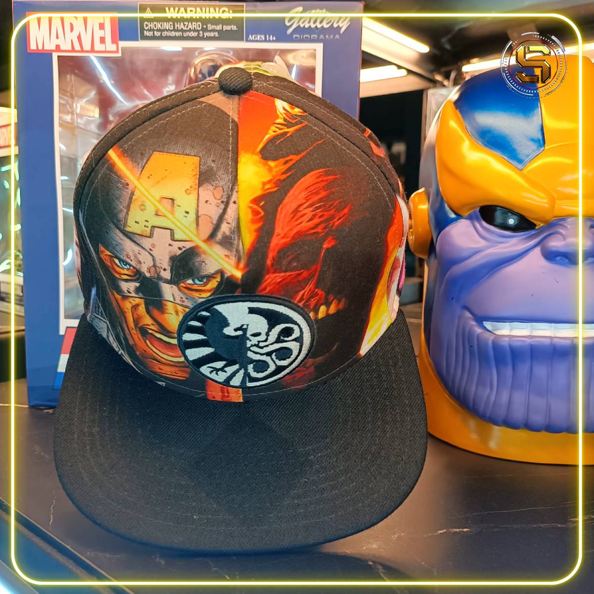 BIOWORLD MARVEL SHIELD VS HYDRA SNAPBACK