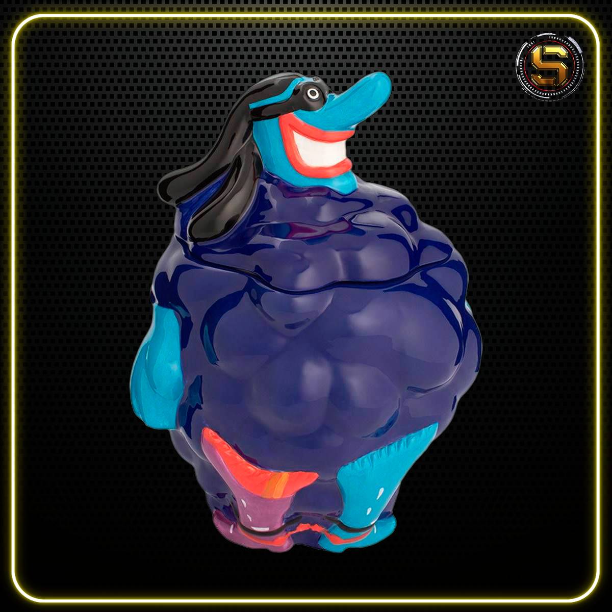 BIOWORLD THE BEATLES YELLOW SUBMARINE BLUE MEANIE CERAMIC JAR