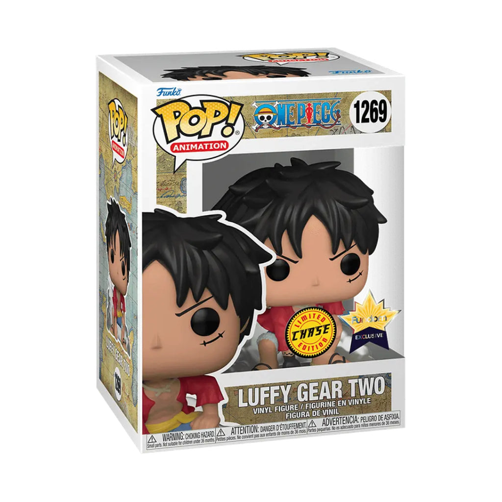 FUNKO POP ANIME ONE PIECE LUFFY GEAR TWO 1269 CHASE