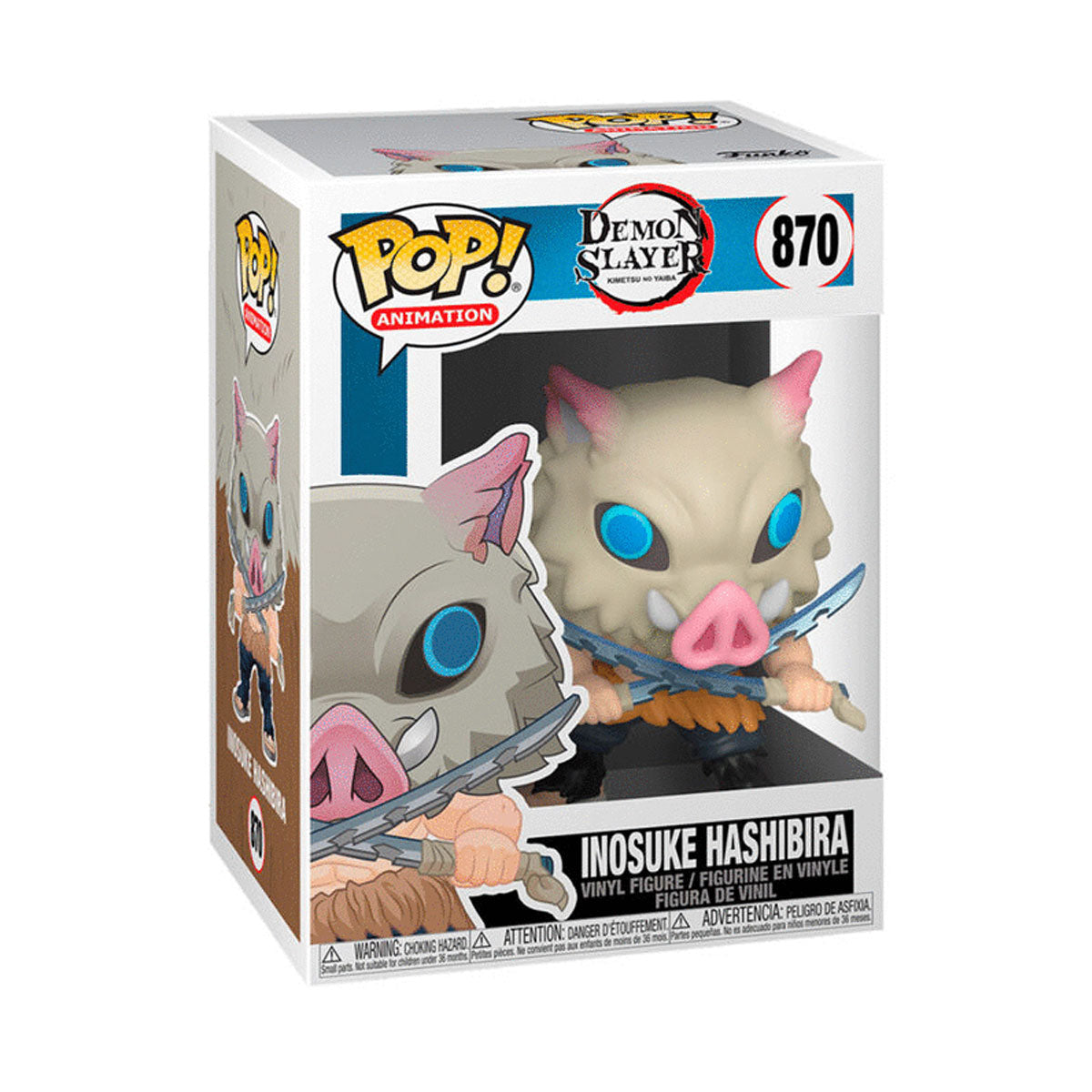 FUNKO POP ANIME DEMON SLAYER INOSUKE HASHIBIRA 870