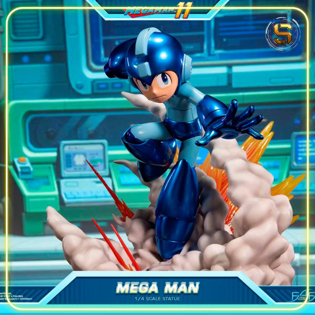 FIRST 4 FIGURES CAPCOM MEGAMAN 1/4 SCALE FIGURE