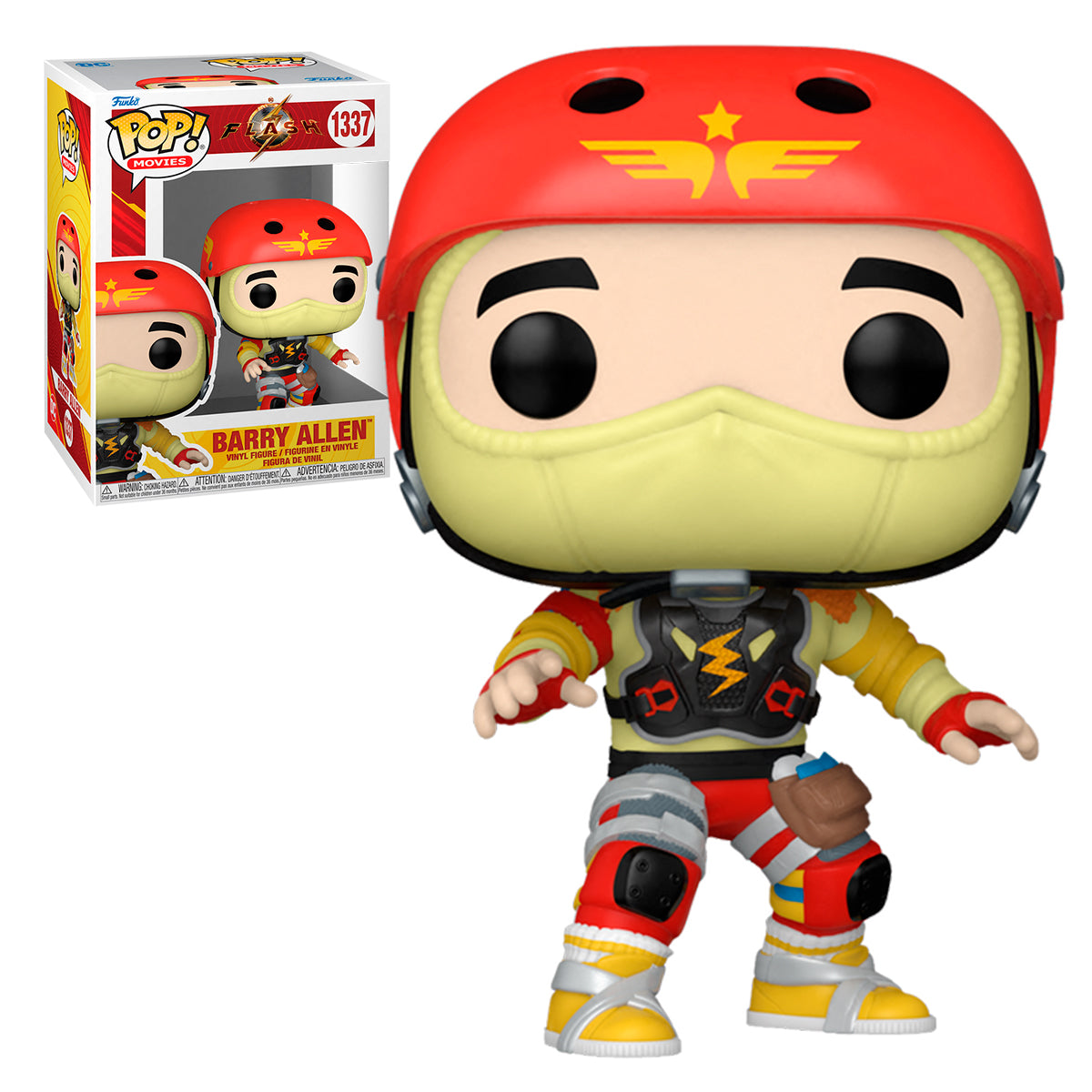 FUNKO POP DC MOVIES THE FLASH BARRY ALLEN IN PROTOTYPE SUIT 1337