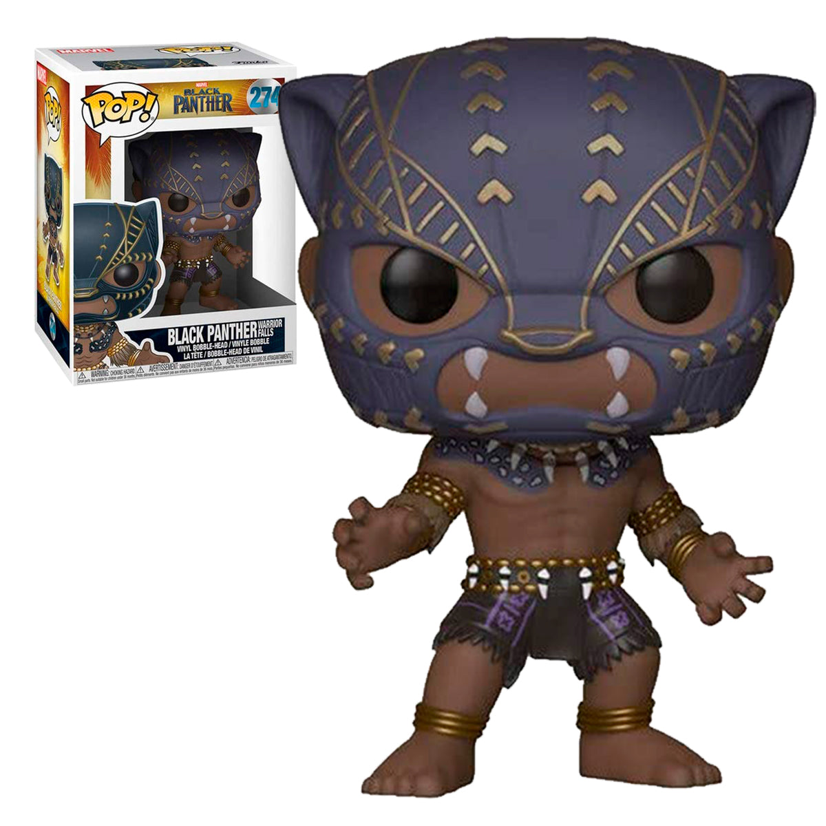 FUNKO POP MARVEL STUDIOS BLACK PANTHER WARRIOR FALLS 274