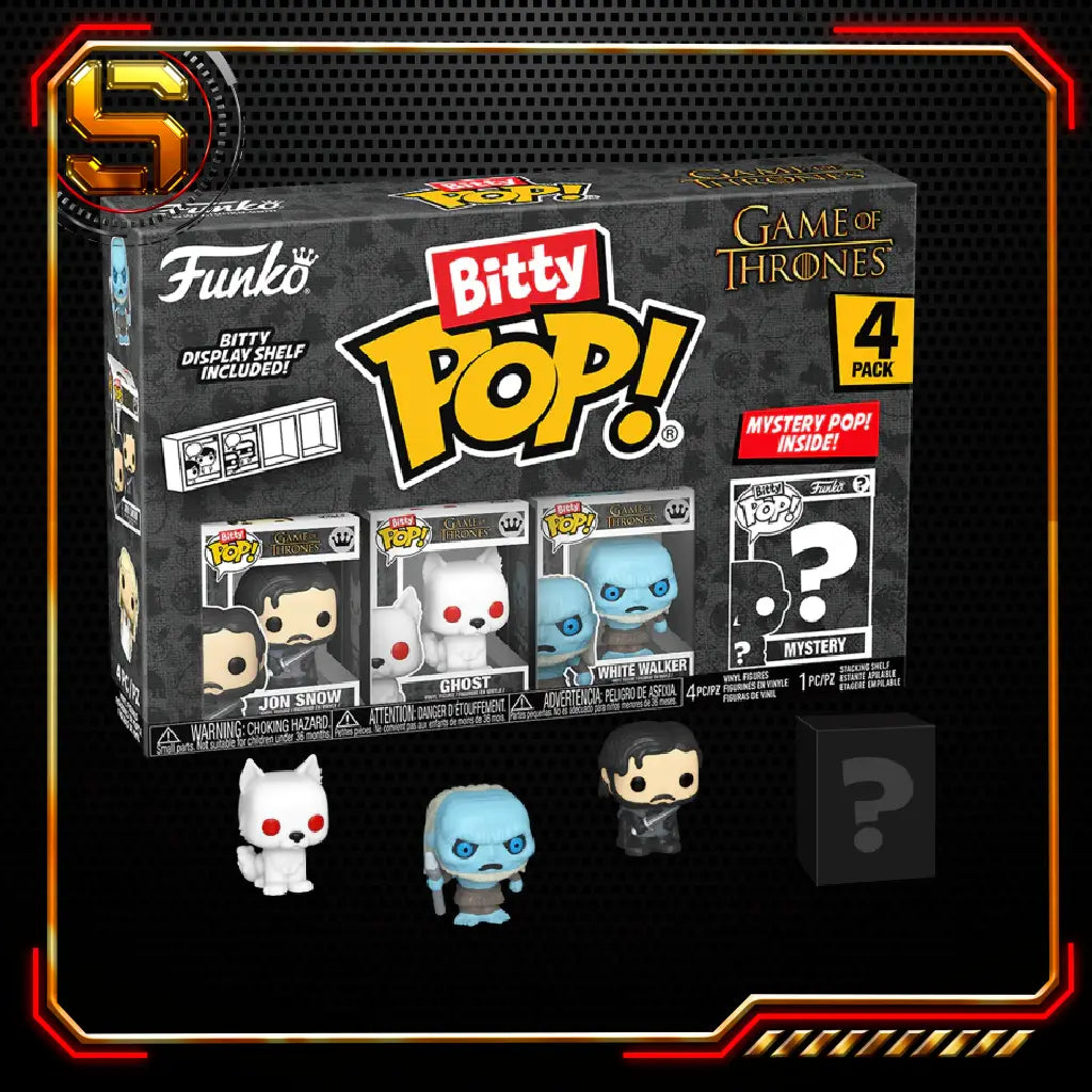 FUNKO BITTY POP TV GAME OF THRONES JON SNOW 4 PK
