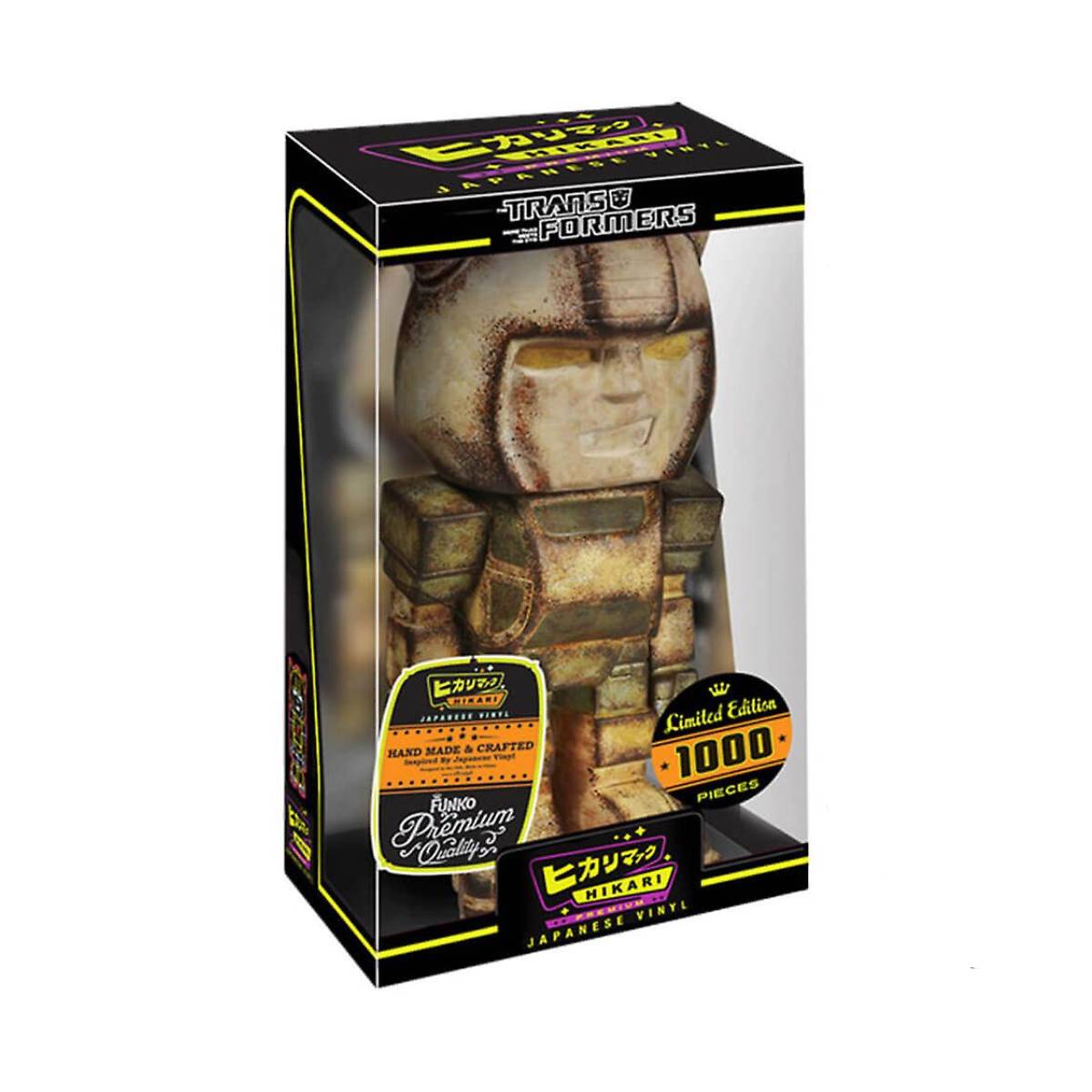 FUNKO HIKARI ANIMATION TRANSFORMERS DISTRESSED BUMBLEBEE