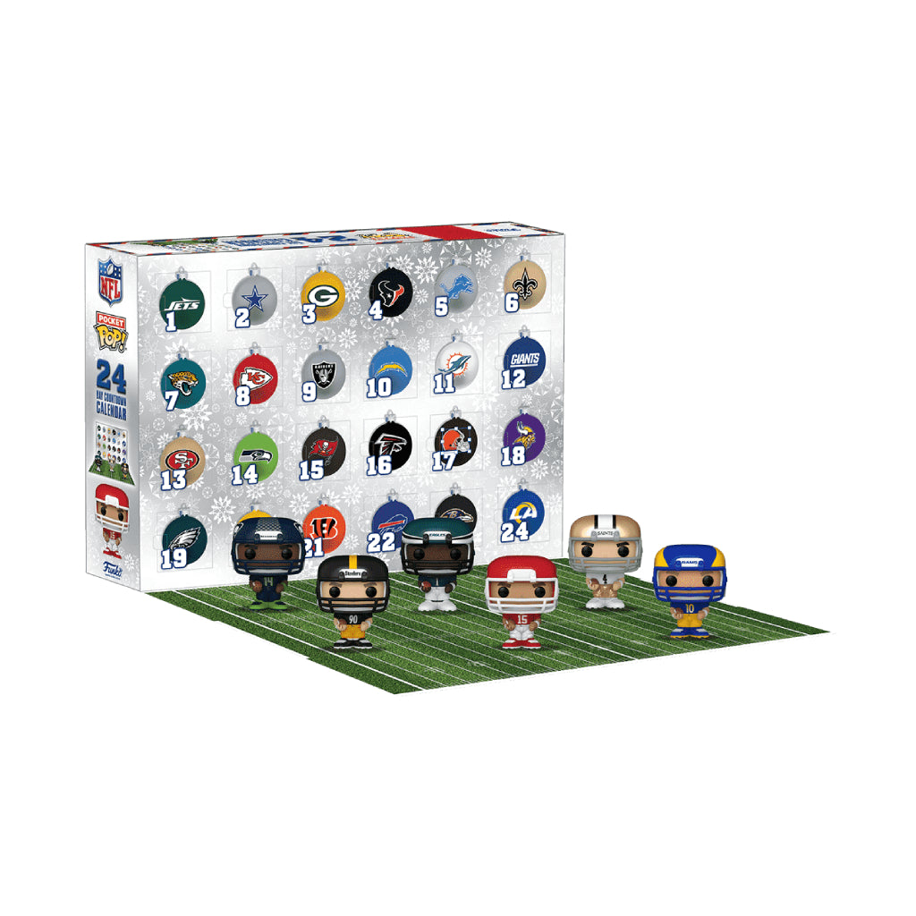 FUNKO POP ADVENT CALENDAR FOOTBALL NFL 24 DAY COUNTDOWN CALENDAR