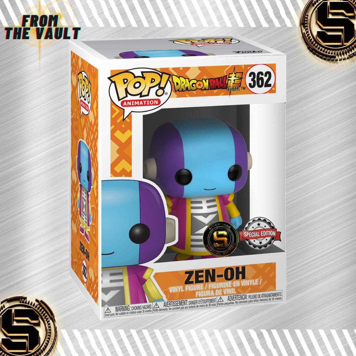 FUNKO POP ANIME DRAGON BALL SUPER ZEN-OH 362 EXCLUSIVO SAHARIS