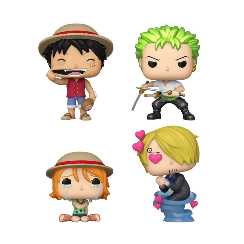FUNKO POP ANIME ONE PIECE HEROES 4PK (EMEA)