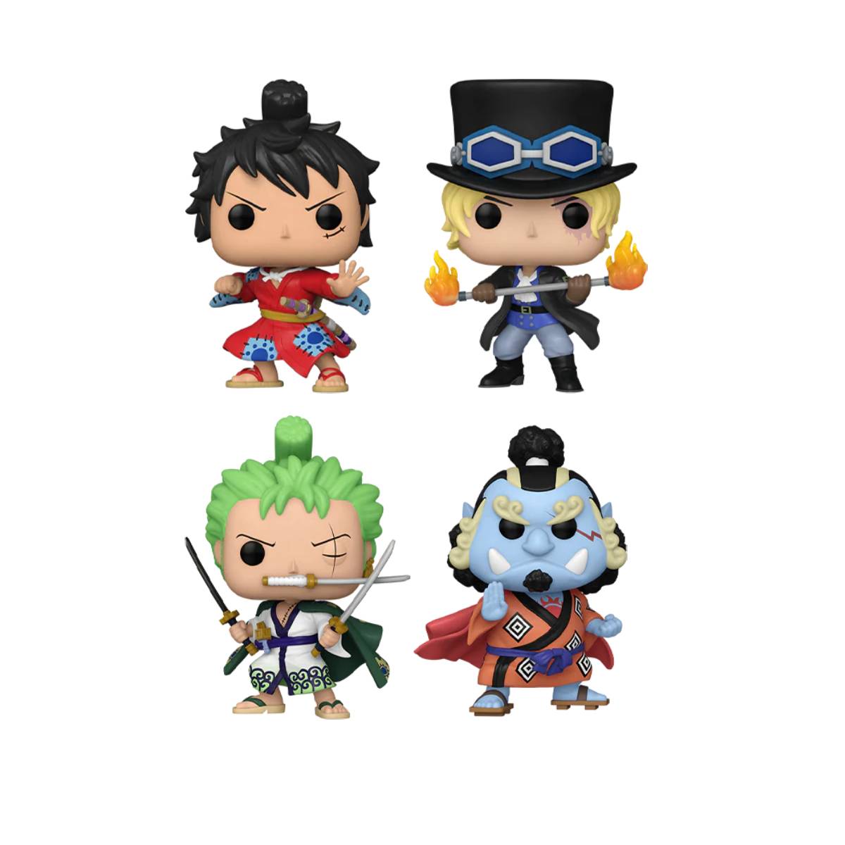 FUNKO POP ANIME ONE PIECE PIRATES 4 PACK EXCLUSIVO SAHARIS