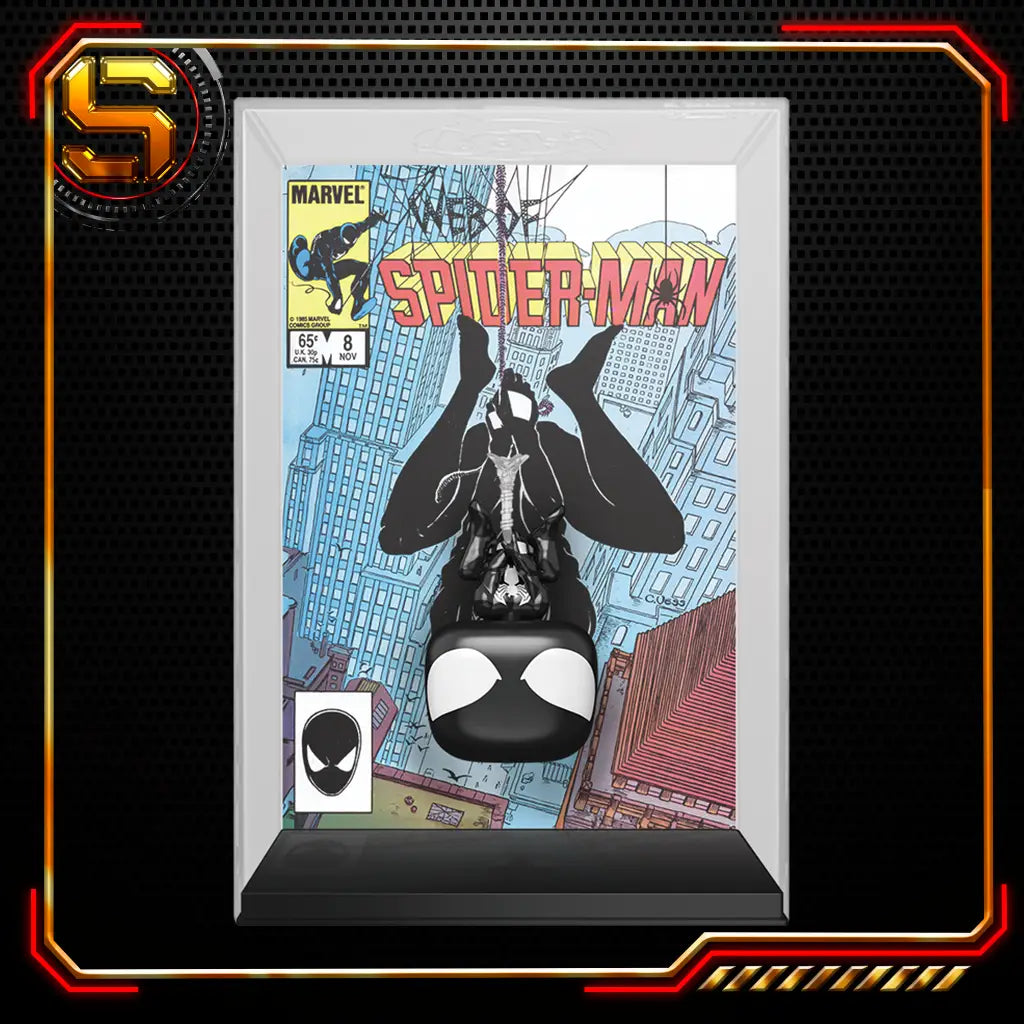 FUNKO POP COMIC COVER MARVEL COMICS SPIDERMAN BLACK SUIT SPIDERMAN 71