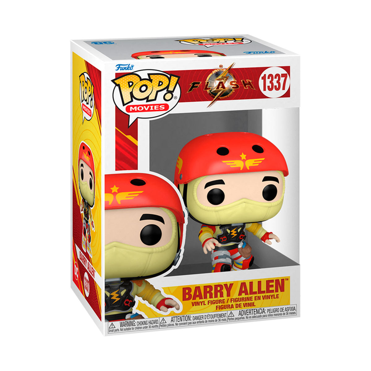 FUNKO POP DC MOVIES THE FLASH BARRY ALLEN IN PROTOTYPE SUIT 1337