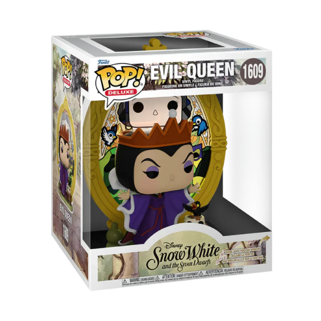 FUNKO POP DELUXE DISNEY VILLAINS EVIL QUEEN (GLASS) 1609