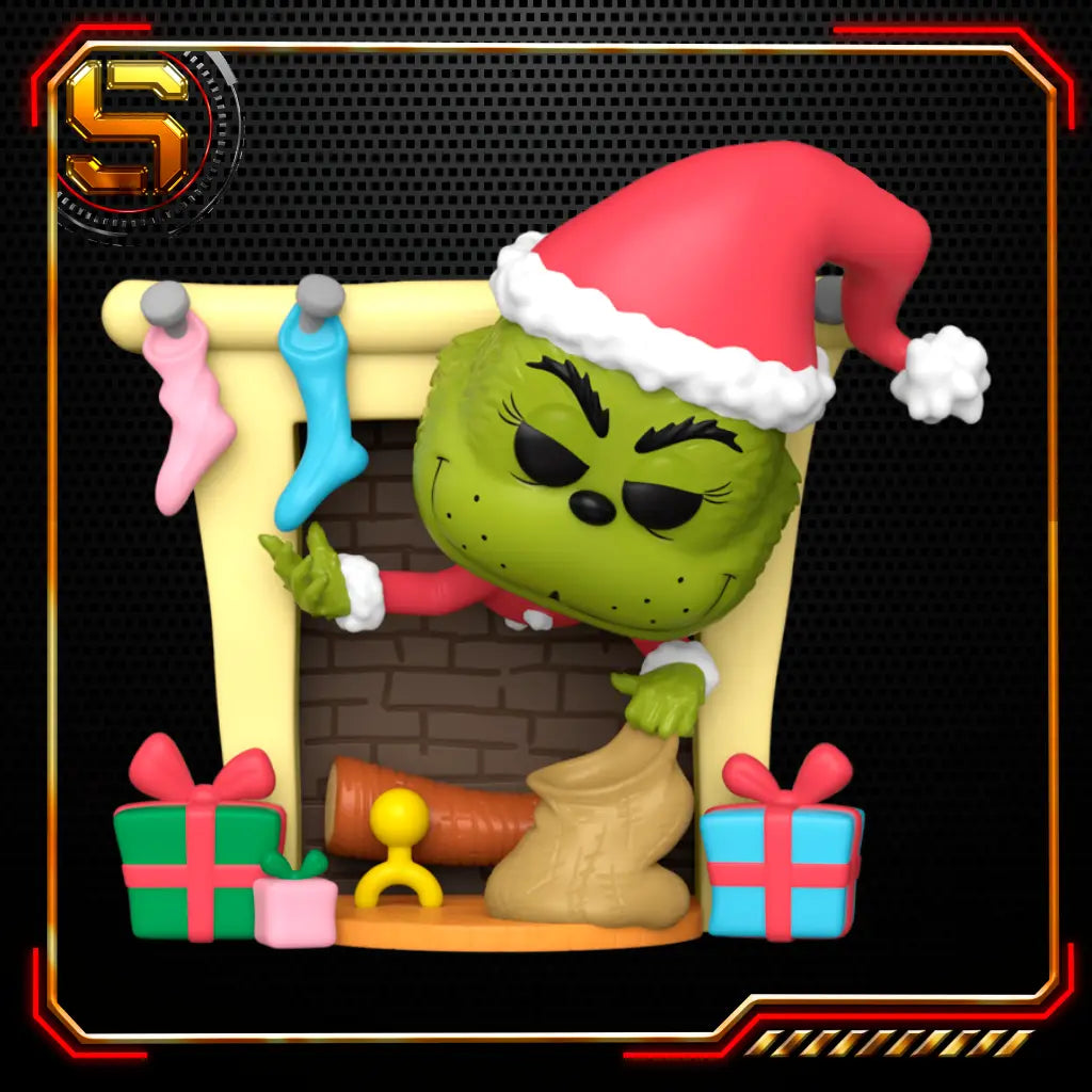 FUNKO POP DELUXE MOVIES HOW THE GRINCH STOLE CHRISTMAS GRINCH WITH BAG 35