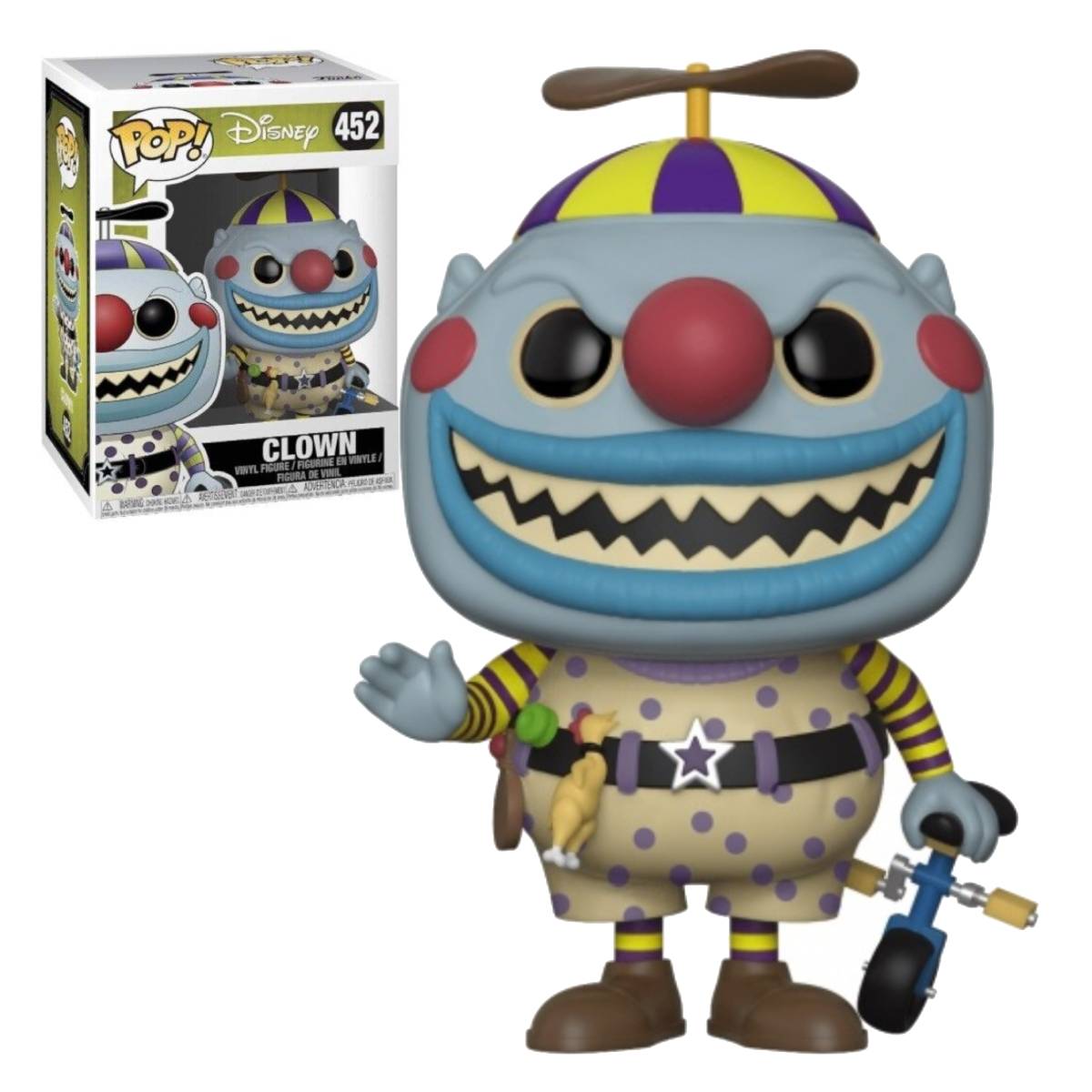FUNKO POP DISNEY THE NIGHTMARE BEFORE CHRISTMAS CLOWN 452