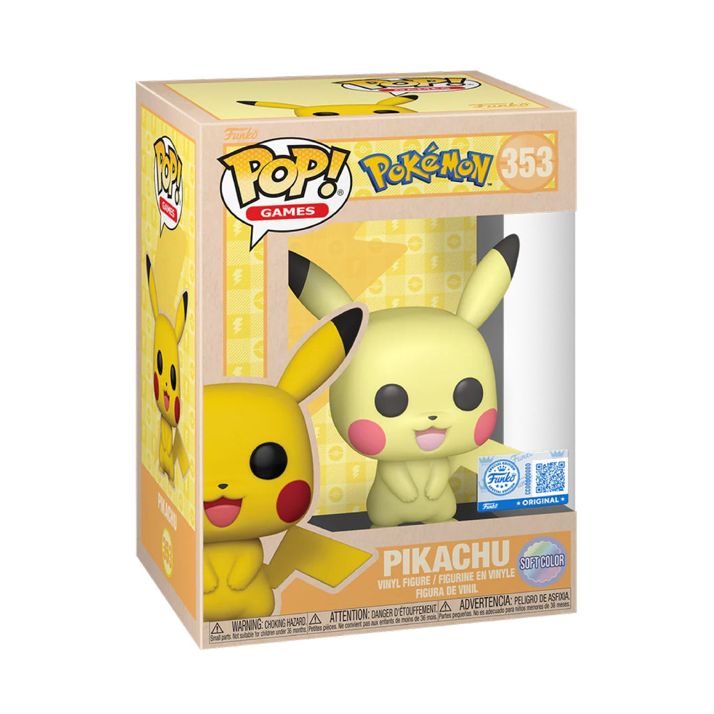FUNKO POP GAMES POKEMON PIKACHU (SOFTCOLOR) 353