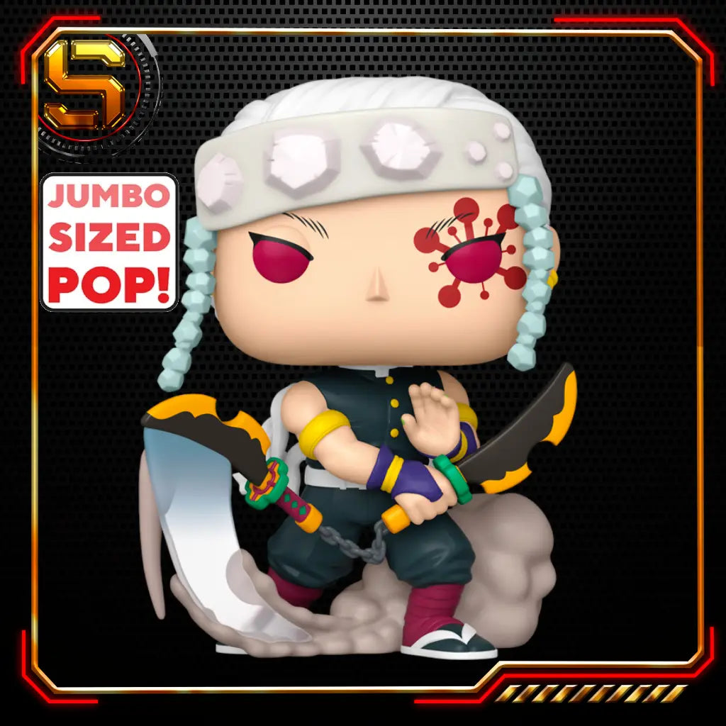 FUNKO POP JUMBO ANIME DEMON SLAYER TENGEN UZUI 1801
