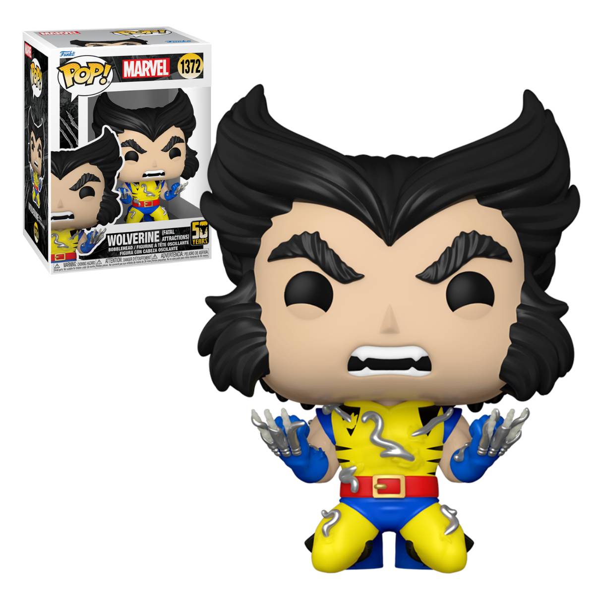 FUNKO POP MARVEL COMICS 50 YEARS X-MEN WOLVERINE FATAL ATRACTIONS 1372