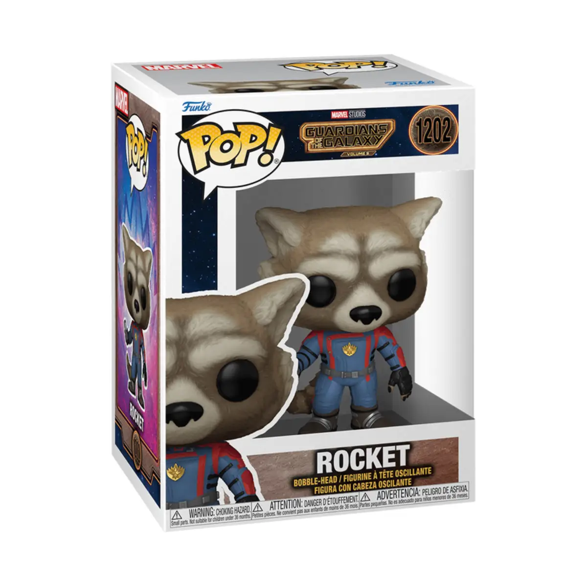 FUNKO POP MARVEL STUDIOS GUARDIANS OF THE GALAXY VOL 3 ROCKET 1202