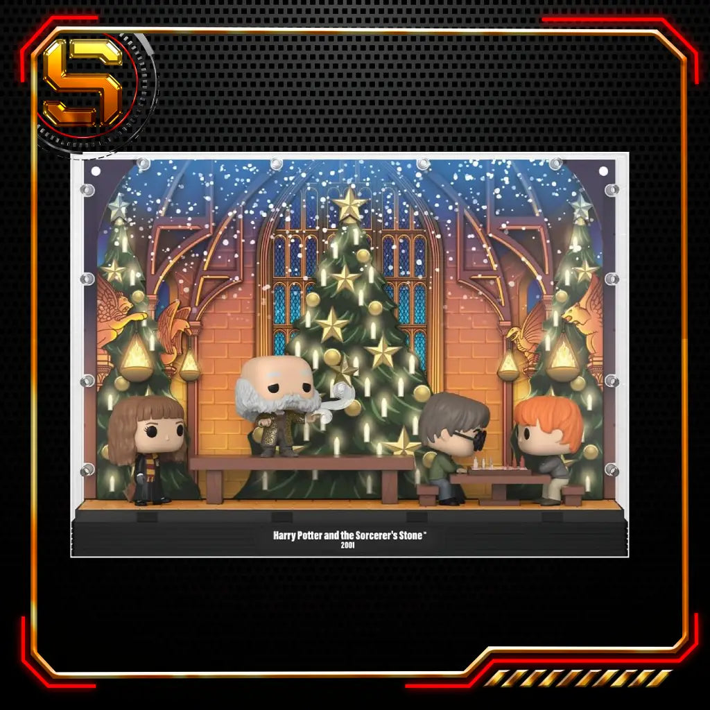 FUNKO POP MOMENT DLX HARRY POTTER GREAT HALL HOLIDAY 10