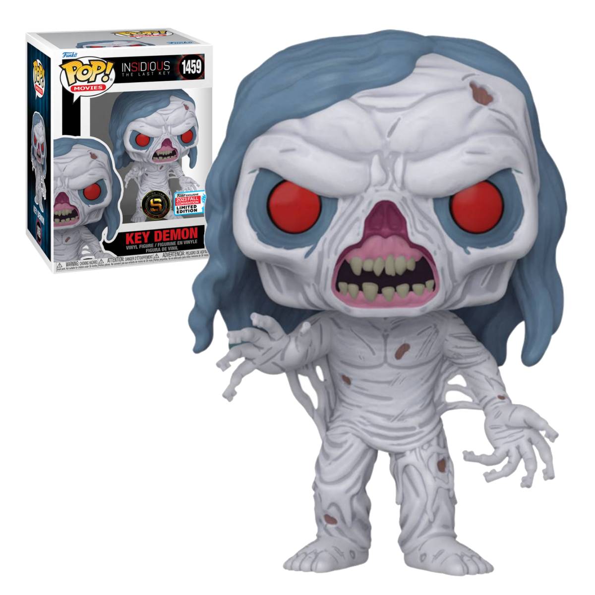 FUNKO POP MOVIES INSIDIOUS THE LOST KEY KEY DEMON 1459 NYCC 2023 EXCLUSIVO SAHARIS