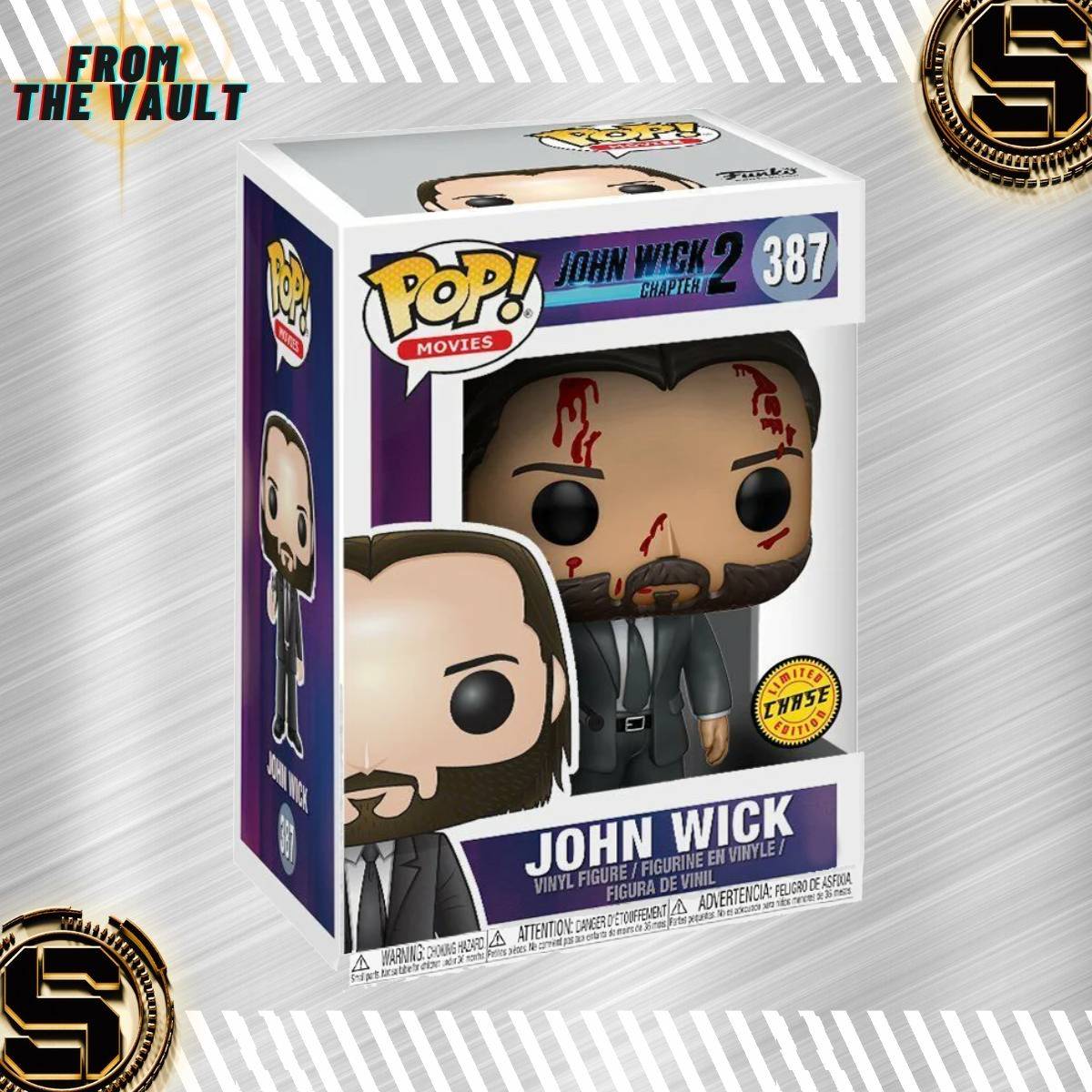 FUNKO POP MOVIES JOHN WICK CHAPTER 2 JOHN WICK 387 CHASE