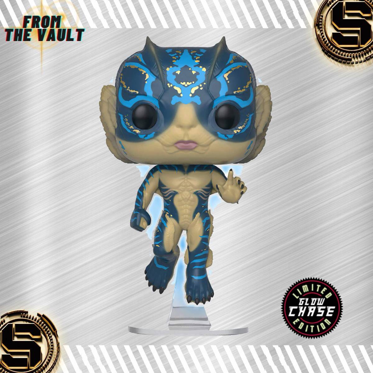 FUNKO POP MOVIES SHAPE OF WATER AMPHIBIAN MAN 637 CHASE