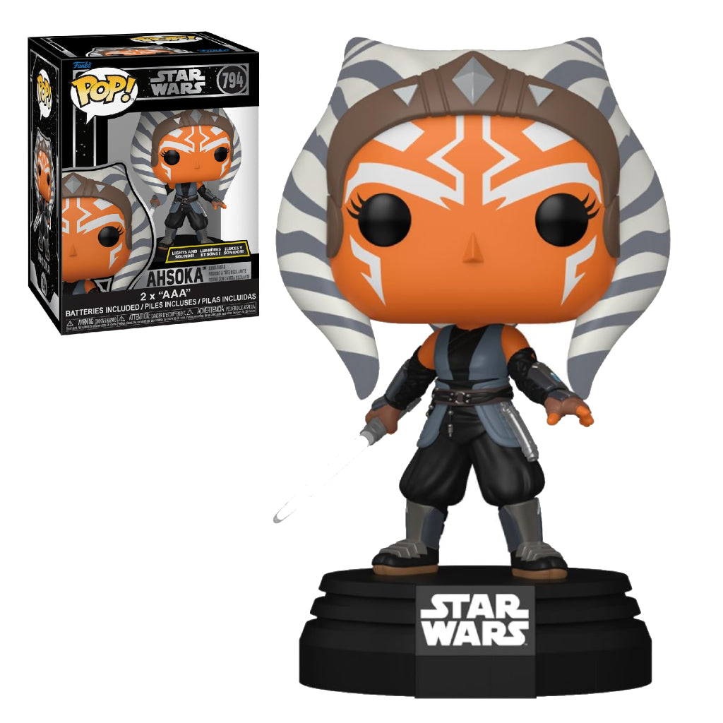 FUNKO POP SFX STAR WARS AHSOKA LIGHTS AND SOUNDS 794