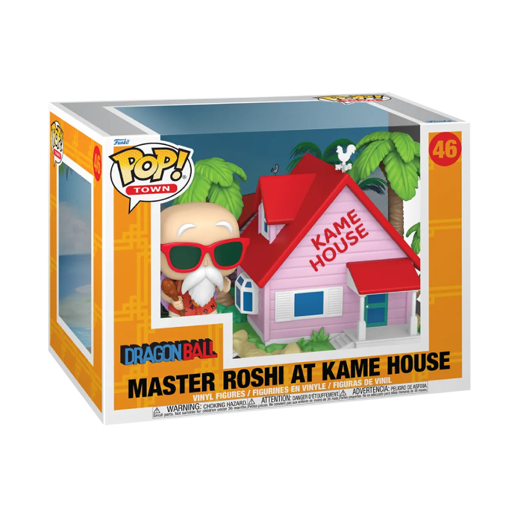FUNKO POP TOWN ANIME DRAGON BALL MASTER ROSHI AT KAME HOUSE 46